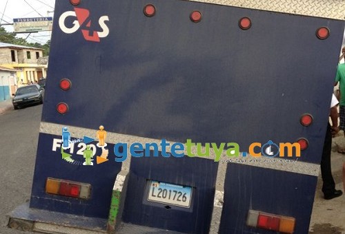 Desconocidos roban camión de valores en Altamira, Puerto Plata